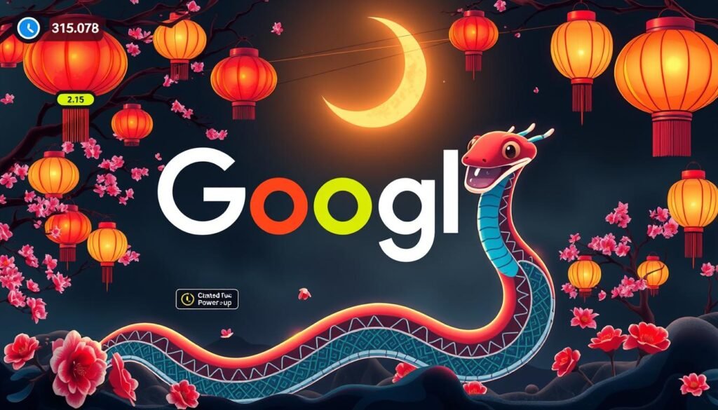 Jahr der Schlange Google Spiel