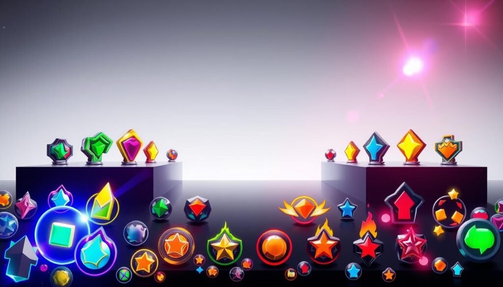 Level und Booster im Spiel
