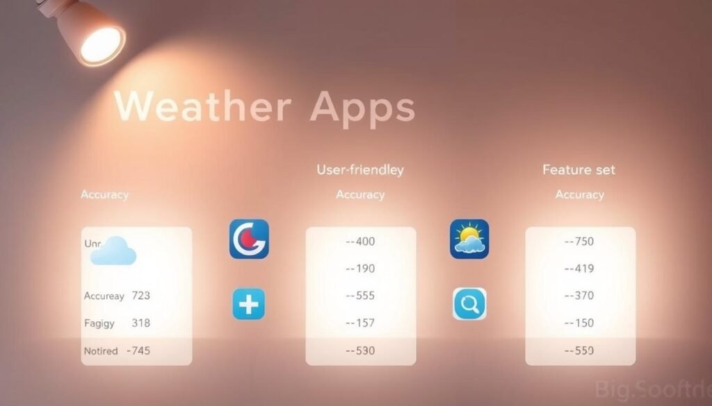Wetter-Apps Test Ergebnisse