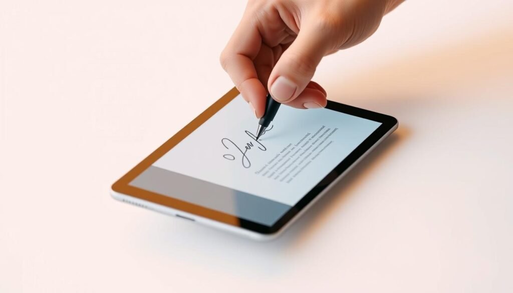 digitale unterschrift erstellen