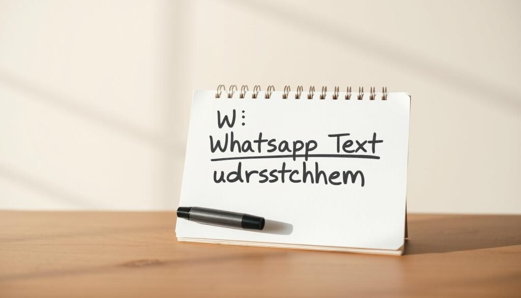 whatsapp text durchstreichen